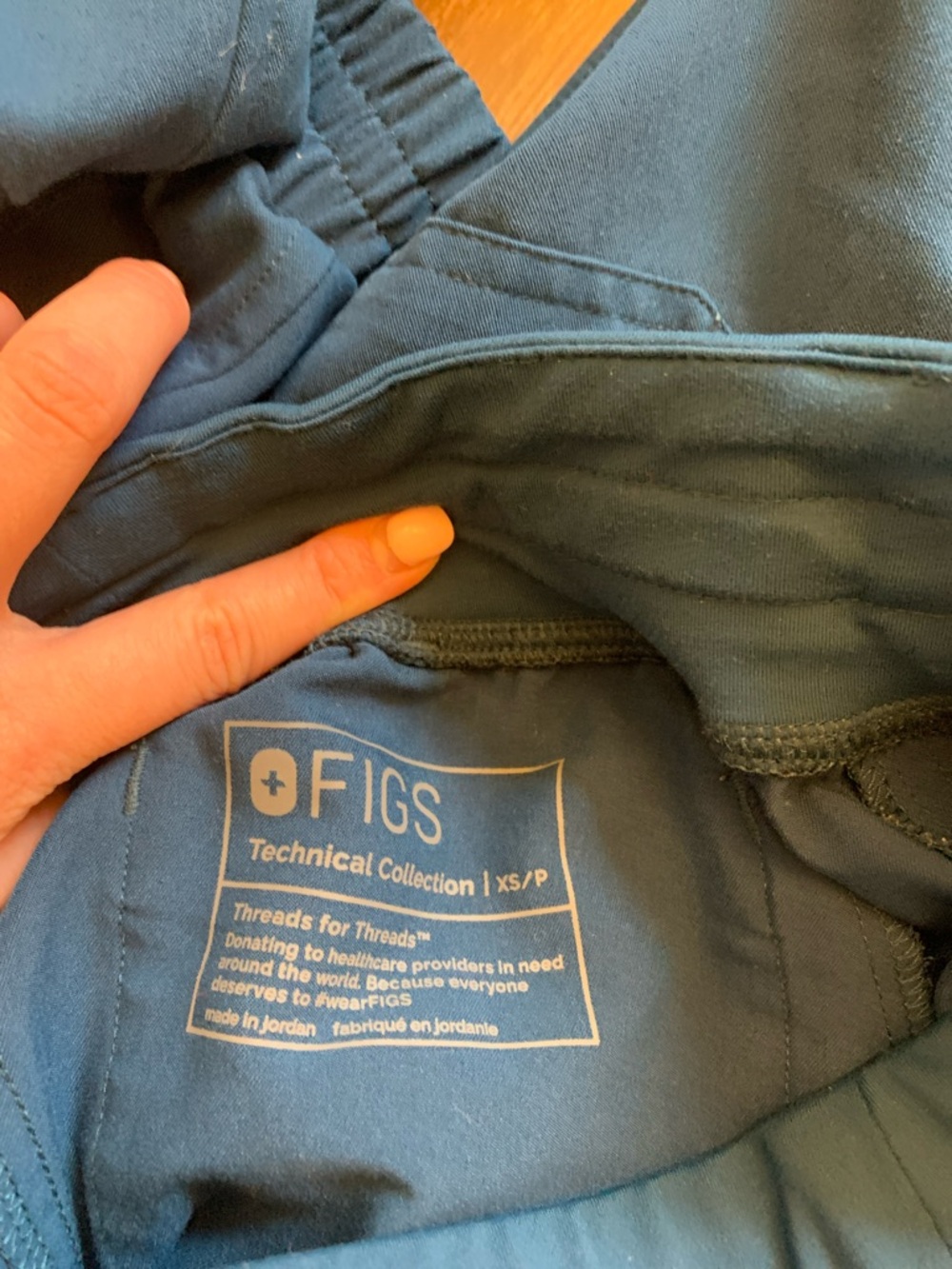 FIGS Limited Edition Deep Reef Yola straight leg scrub pant XS